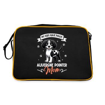 Braque d’Auvergne Mama - Sac Retro - noir/or - Dos