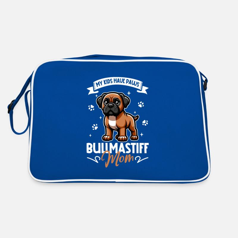 Bullmastiff Mama Retro Tasche