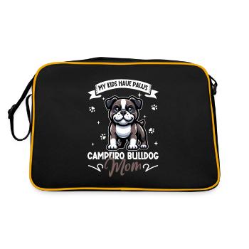 Maman bouledogue Campeiro - Sac Retro - noir/or - Dos