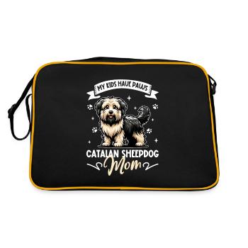 Gos d’Atura Català Mama - Retro Tasche - Schwarz/Gold - Hinten
