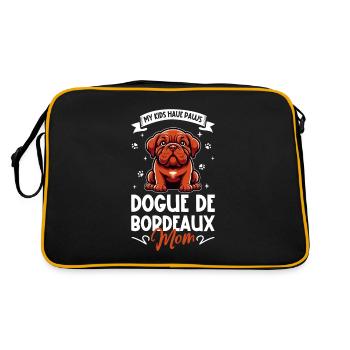 Dogue de Bordeaux Maman - Sac Retro - noir/or - Dos
