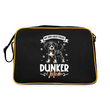 Maman Dunker - Sac Retro - noir/or - Dos