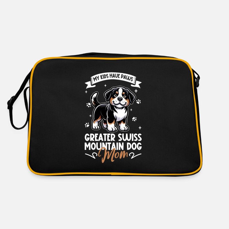 Großer Schweizer Sennenhund Mama Retro Tasche