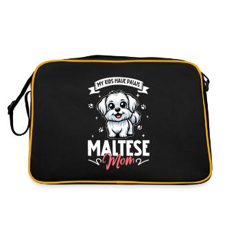 Maman maltaise - Sac Retro - noir/or - Dos