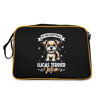 Lucas Terrier Maman - Sac Retro - noir/or - Dos