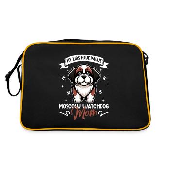 Moscow Guard Dog Mom - Retro Bag - black/gold - Back