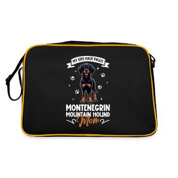 Montenegrin Mountain Hound Mama - Retro Bag - black/gold - Back