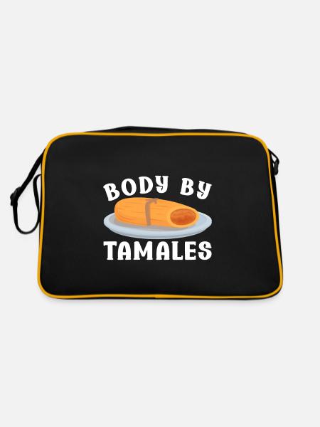 Tamale Cuisine mexicaine Tamale Lover - Sac Retro - noir/or - Dos
