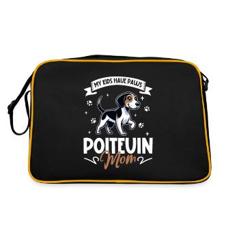 Maman poitevine - Sac Retro - noir/or - Dos