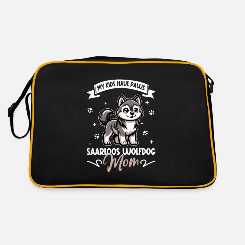 Saarloos Loup Maman Chien Sac Retro