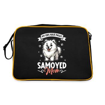 Maman Samoyède - Sac Retro - noir/or - Dos