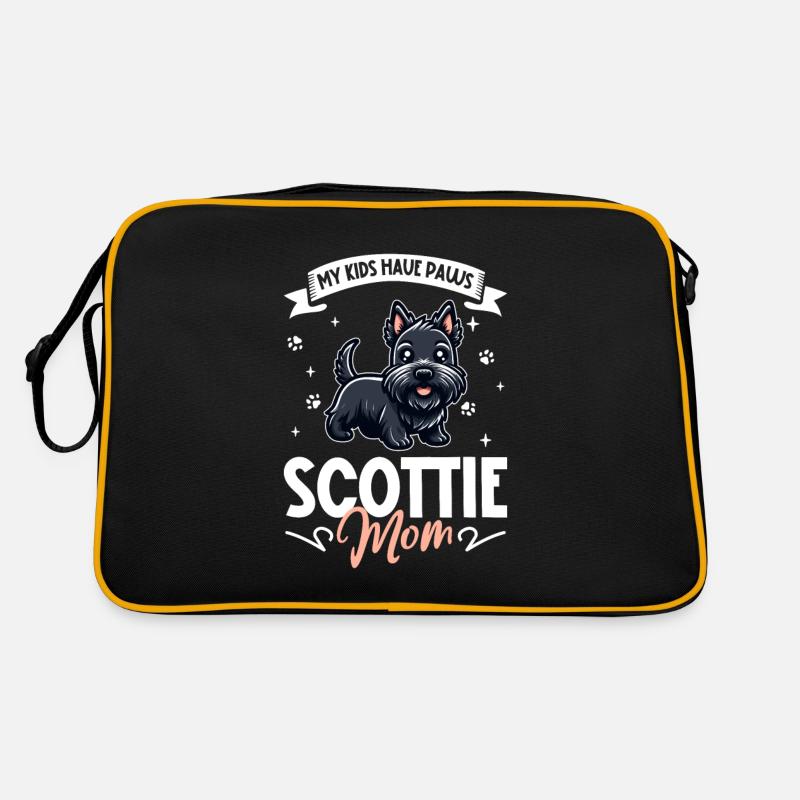 Scottish Terrier Mom Retro Bag