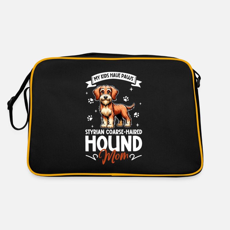 Steirische Rauhhaarbracke Mama Retro Tasche