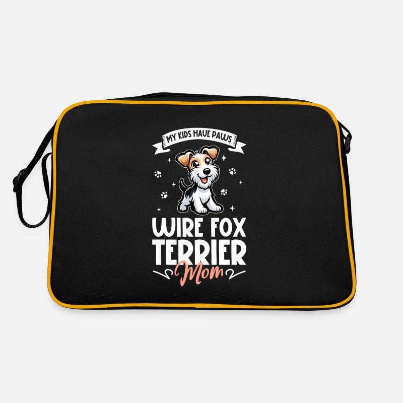 Maman fox-terrier à poil dur Sac Retro