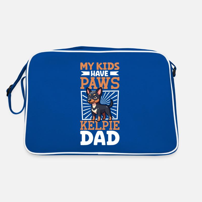 Australian Kelpie Dad Retro Bag