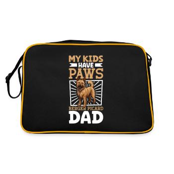 Berger Picar Papa - Retro Bag - black/gold - Back