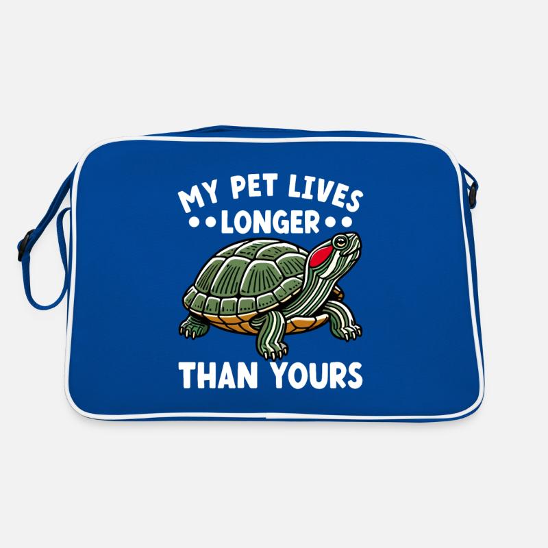 Turtle Red-eared Turtle Retro Bag
