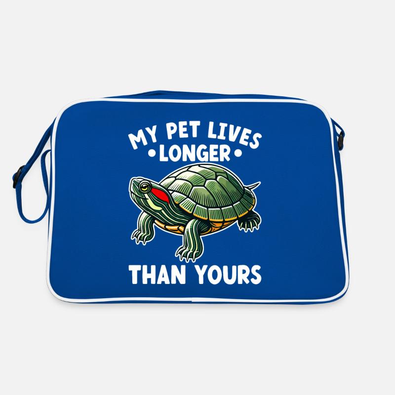 Turtle Red-eared Turtle Retro Bag
