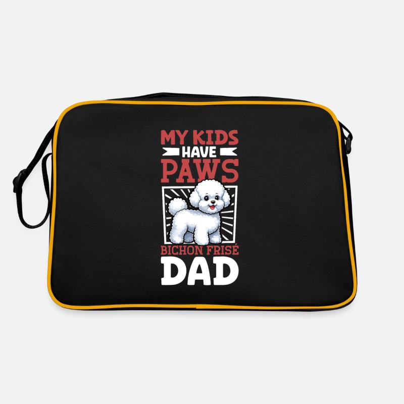 Bichon Frisé Dad Retro Bag