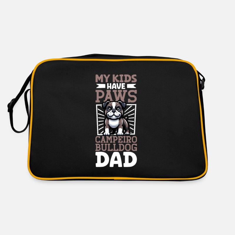 Papa bouledogue Campeiro Sac Retro