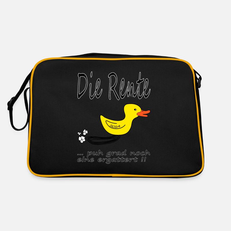 rEnte 2024 - Retro Tasche - Schwarz/Gold