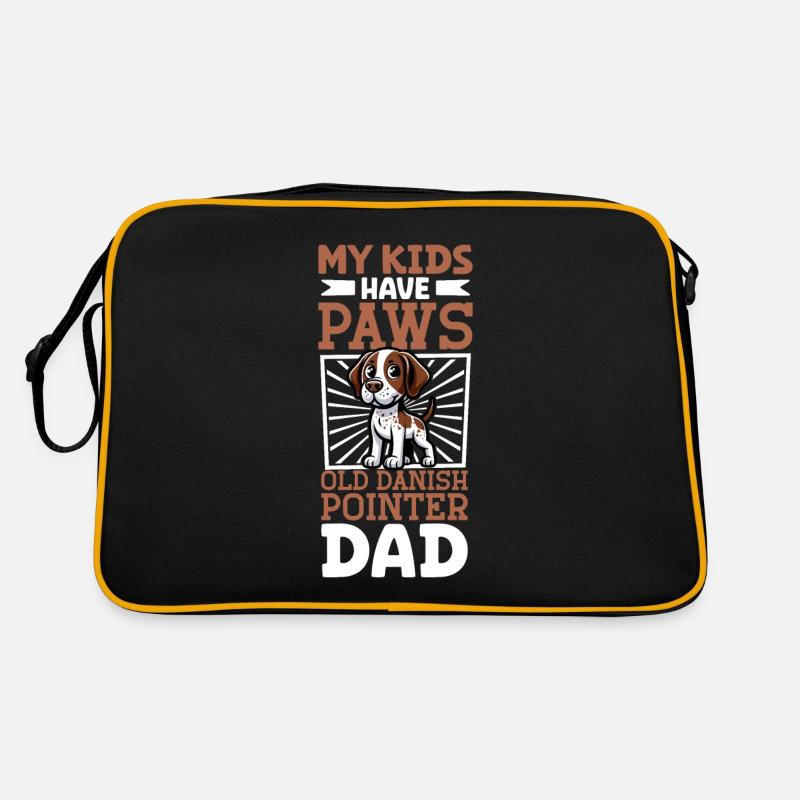 Old Danish Pointing Dog Papa Retro Bag
