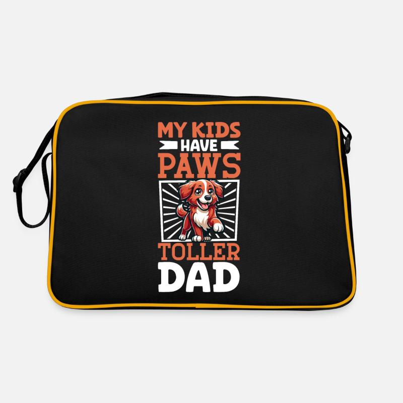 Nova Scotia Duck Tolling Retriever Papa Retro Tasche