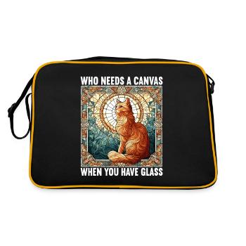 Vitrail artiste Vitrail Art - Sac Retro - noir/or - Dos