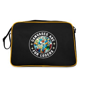 Vitrail artiste Vitrail Art - Sac Retro - noir/or - Dos