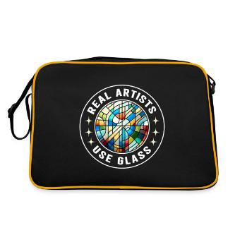 Vitrail artiste Vitrail Art - Sac Retro - noir/or - Dos