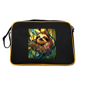 Vitrail artiste Vitrail Art - Sac Retro - noir/or - Dos