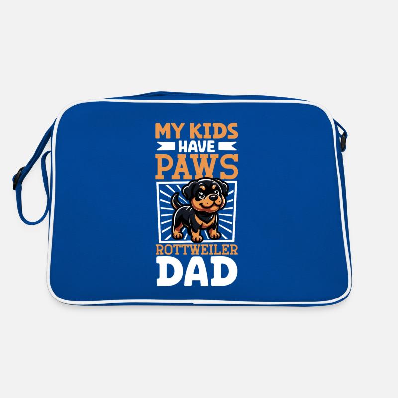 Rottweiler Dad Retro Bag