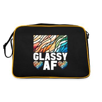 Vitrail artiste Vitrail Art - Sac Retro - noir/or - Dos