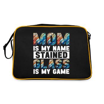 Vitrail artiste Vitrail Art - Sac Retro - noir/or - Dos