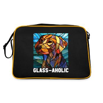 Vitrail artiste Vitrail Art - Sac Retro - noir/or - Dos