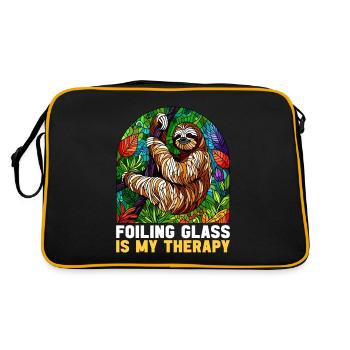 Vitrail artiste Vitrail Art - Sac Retro - noir/or - Dos