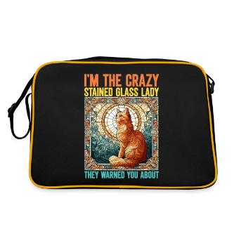 Vitrail artiste Vitrail Art - Sac Retro - noir/or - Dos