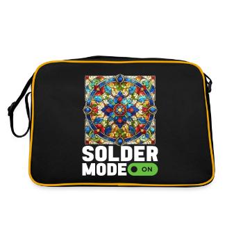 Vitrail artiste Vitrail Art - Sac Retro - noir/or - Dos