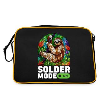 Vitrail artiste Vitrail Art - Sac Retro - noir/or - Dos