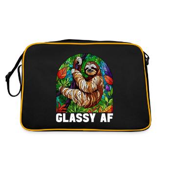 Vitrail artiste Vitrail Art - Sac Retro - noir/or - Dos
