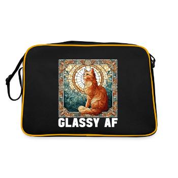 Vitrail artiste Vitrail Art - Sac Retro - noir/or - Dos
