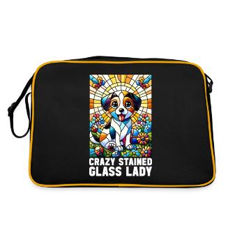 Vitrail artiste Vitrail Art - Sac Retro - noir/or - Dos