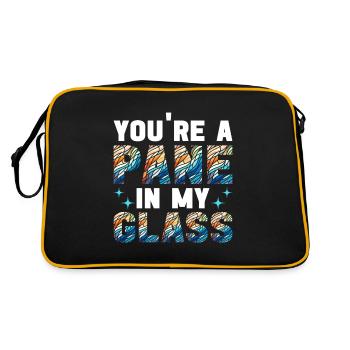 Vitrail artiste Vitrail Art - Sac Retro - noir/or - Dos
