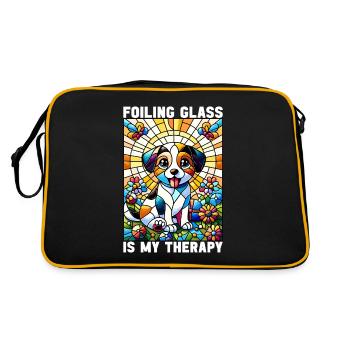 Vitrail artiste Vitrail Art - Sac Retro - noir/or - Dos