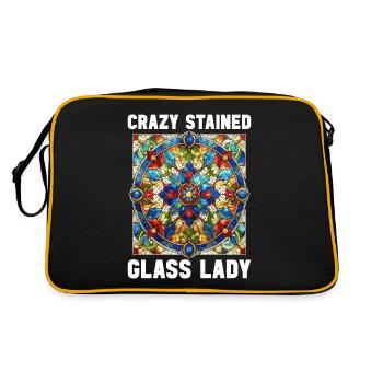 Vitrail artiste Vitrail Art - Sac Retro - noir/or - Dos
