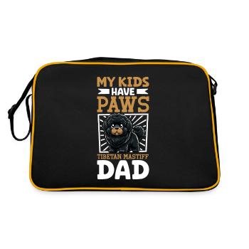 Tibetan Dane Dad - Retro Bag - black/gold - Back