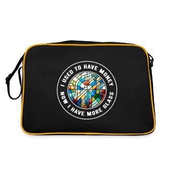 Vitrail artiste Vitrail Art - Sac Retro - noir/or - Dos