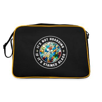 Vitrail artiste Vitrail Art - Sac Retro - noir/or - Dos