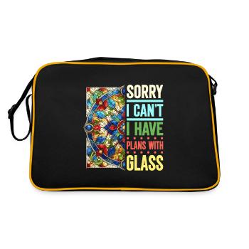 Vitrail artiste Vitrail Art - Sac Retro - noir/or - Dos