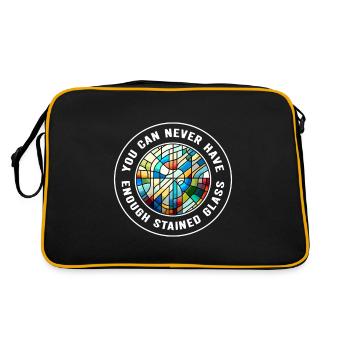 Vitrail artiste Vitrail Art - Sac Retro - noir/or - Dos